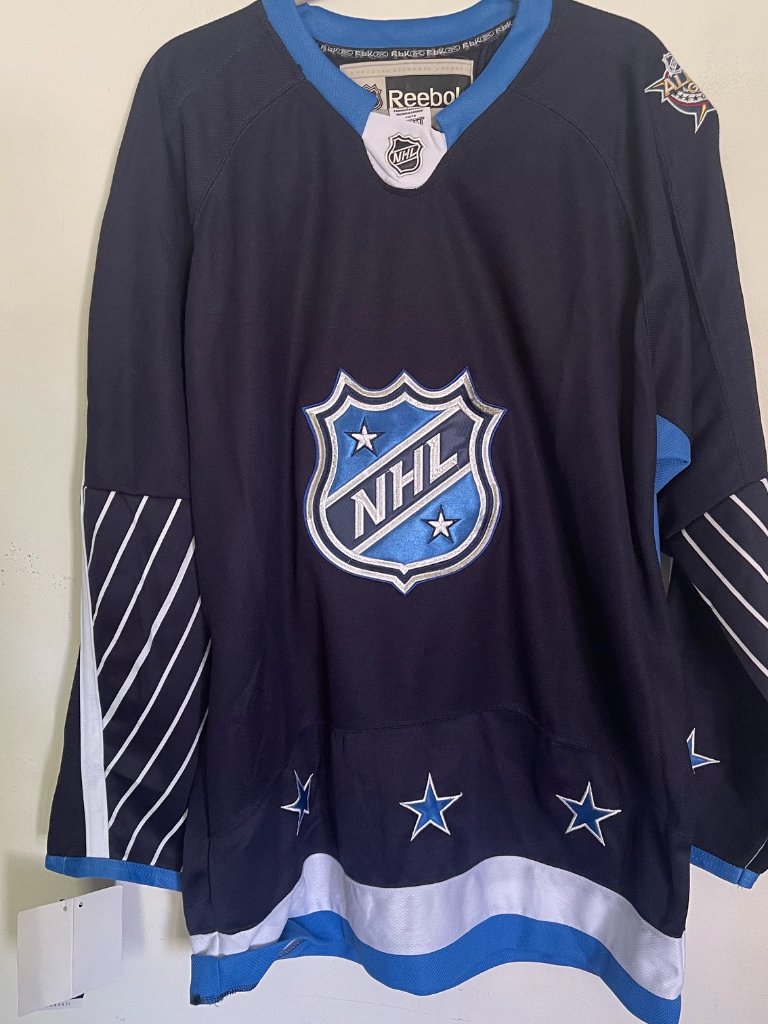 2012 Nhl AllStar Game Blue Authentic Reebok Jersey 56 Made Canada T6